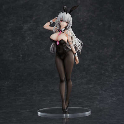 Original Character - White Haired Bunny Figure