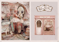 Welcome to the Peculiar Antique Shop: The Art of Makura Kurama Art Book image number 4