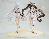 NekoPara - Chocola & Vanilla 1/7 Scale Special Kadokawa Figure Set (Maid Swimsuit Ver.) image number 4