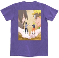 Naruto Shippuden - Naruto Sasuke Fight T-Shirt - Crunchyroll Exclusive! image number 0