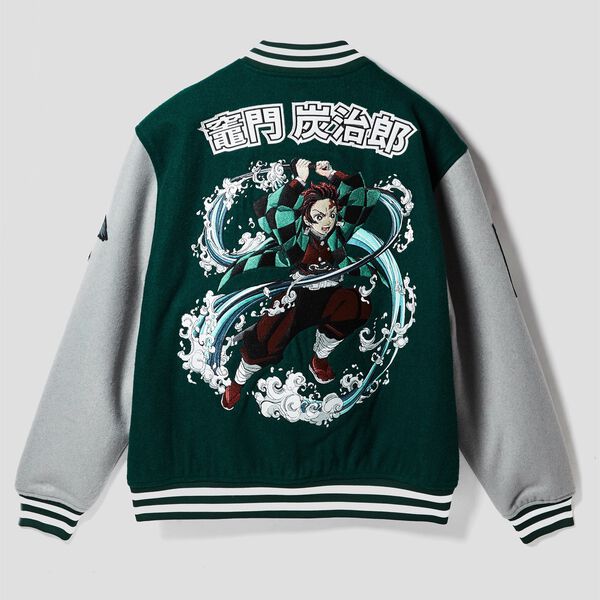 Demon Slayer: Kimetsu no Yaiba x Team Liquid - Tanjiro Varsity Jacket ...