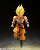 Dragon Ball Z - Super Saiyan Son Goku SH Figuarts Figure (Legendary Super Saiyan Ver.) image number 3