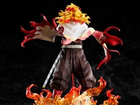 Demon Slayer: Kimetsu No Yaiba Mugen Train - Kyojuro Rengoku 1/8 Scale Figure image number 2
