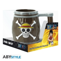 One Piece - Straw Hat Barrel 3D Mug image number 4