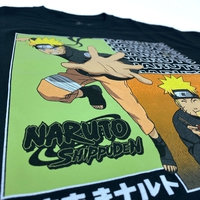 Naruto Shippuden - Naruto Fight Ramen Panels T-Shirt - Crunchyroll Exclusive! image number 1