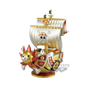 One Piece - Thousand Sunny Mega World Collectable Figure (Special Gold Color Ver.)
