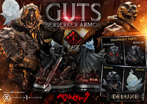 Berserk - Guts 1/4 Scale Statue (Berserker Armor Rage Edition Deluxe Ver.)