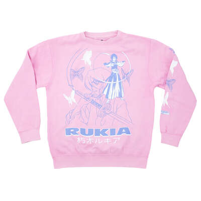 BLEACH - Rukia Butterfly Crew Fleece - Crunchyroll Exclusive