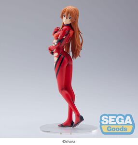 EVANGELION: 3.0+1.0 Thrice Upon a Time statuette PVC SPM Asuka Langley On The Beach (re-run) 21 cm