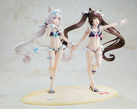 NekoPara - Chocola & Vanilla 1/7 Scale Special Kadokawa Figure Set (Maid Swimsuit Ver.) image number 3