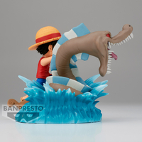 One Piece - Monkey D. Luffy vs. The Local Sea Monster World Collectable Figure image number 1