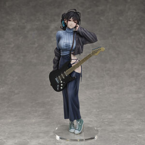 Guitar Meimei Backless Dress Original Character Figure