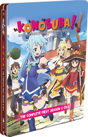 Konosuba Season 1 + OVA Steelbook Blu-ray image number 0