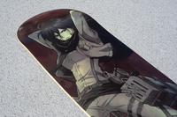 Attack on Titan - Mikasa Ackerman Vintage Skate Deck image number 1