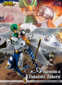 Digimon Adventure - Angemon & Takeru Takaishi GEM Series Figure (Re-run)