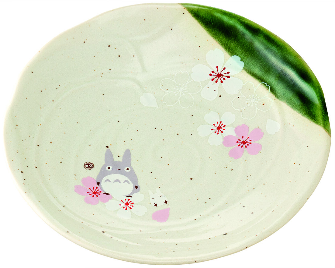 my-neighbor-totoro-totoro-sakura-dessert-plate