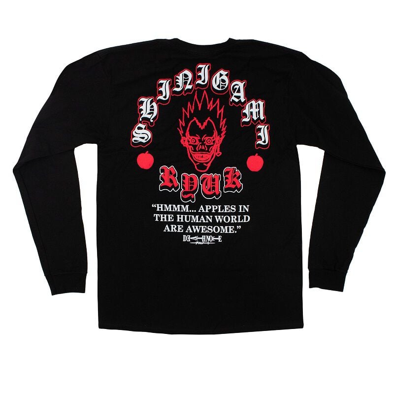 Death Note - Shinigami Ryuk Apples Long Sleeve T-Shirt image number 1