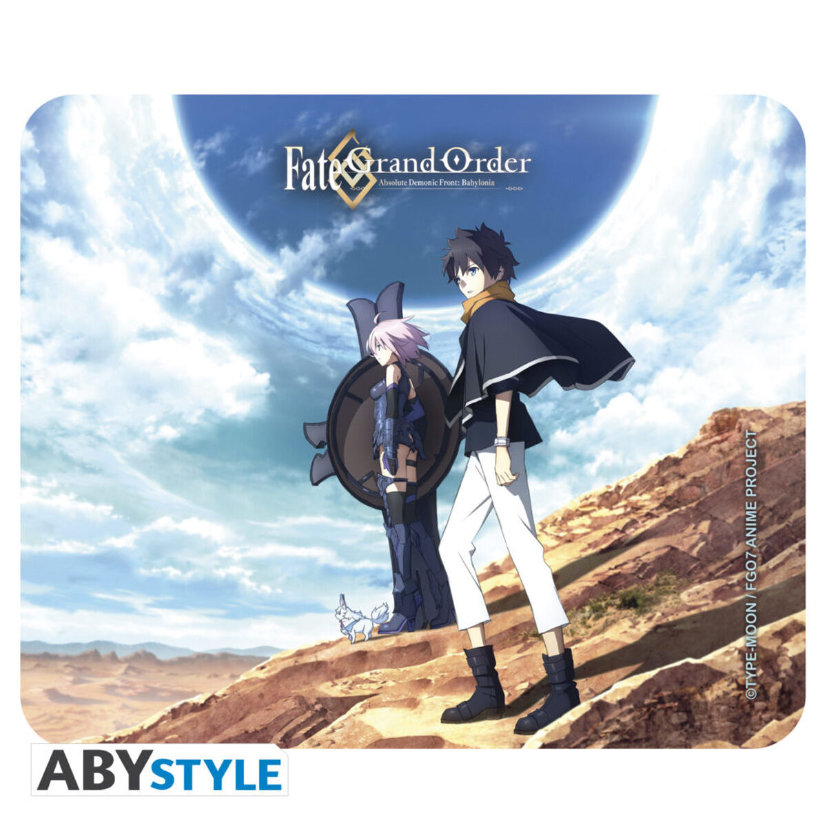 Fujimaru & Mash Fate/Grand Order Absolute Demonic Front Babylonia Mouse Pad