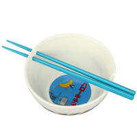 Sanrio - Hello Kitty Kaiju Ramen Bowl With Chopsticks image number 1