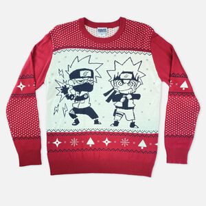 Naruto Shippuden - Naruto Kakashi Chibi Holiday Sweater - Crunchyroll Exclusive!