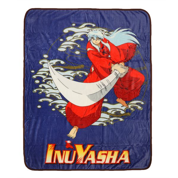 Inuyasha Inuyasha Waves Throw Blanket Crunchyroll Store