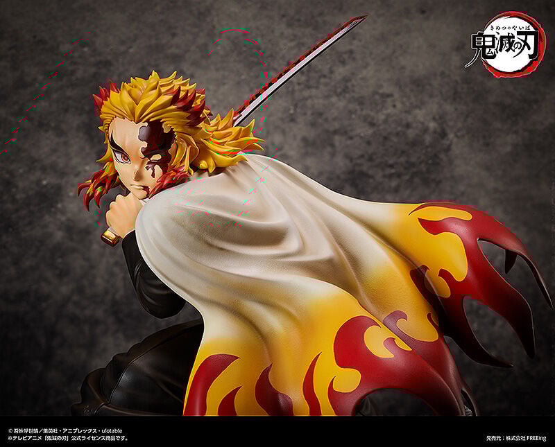 Demon Slayer: Kimetsu no Yaiba - Kyojuro Rengoku 1/4 Scale Figure image number 6
