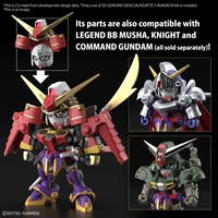 Gundam Build Metaverse - Gundam Cross Silhouette F-Kunoichi Kai SD Model Kit image number 4