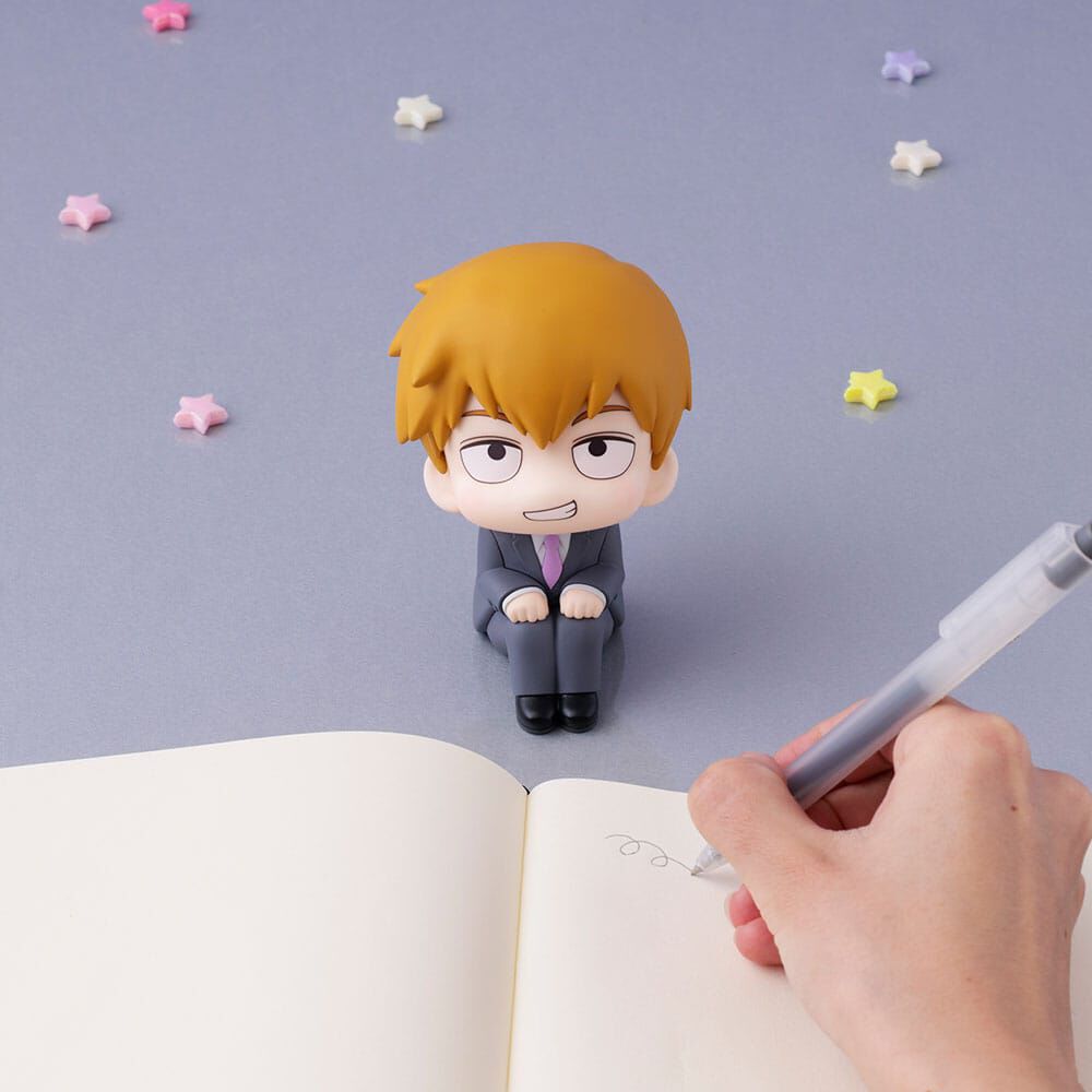 Mob-Psycho-100-III-statuette-PVC-Look-Up-Shigeo-Kageyama-Arataka-Reigen-11-cm-With-Gift image number 6