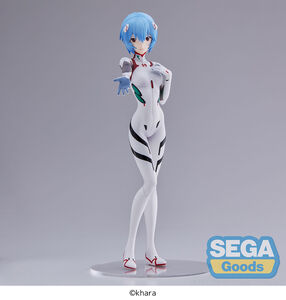 Evangelion 3.0+1.0 Thrice Upon a Time - Rei Ayanami SPM Prize Figure (Hand Over Momentary White Ver.)