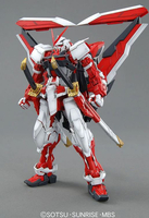 gundam-astray-red-frame-revise-custom-ver-mobile-suit-gundam-mg-1100-model-kit image number 1