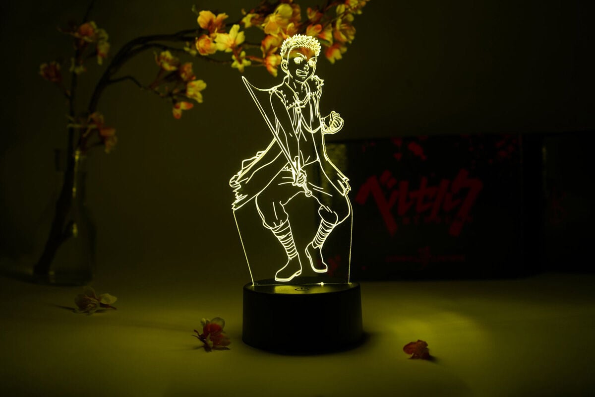 Isidro with Sword Berserk Otaku Lamp