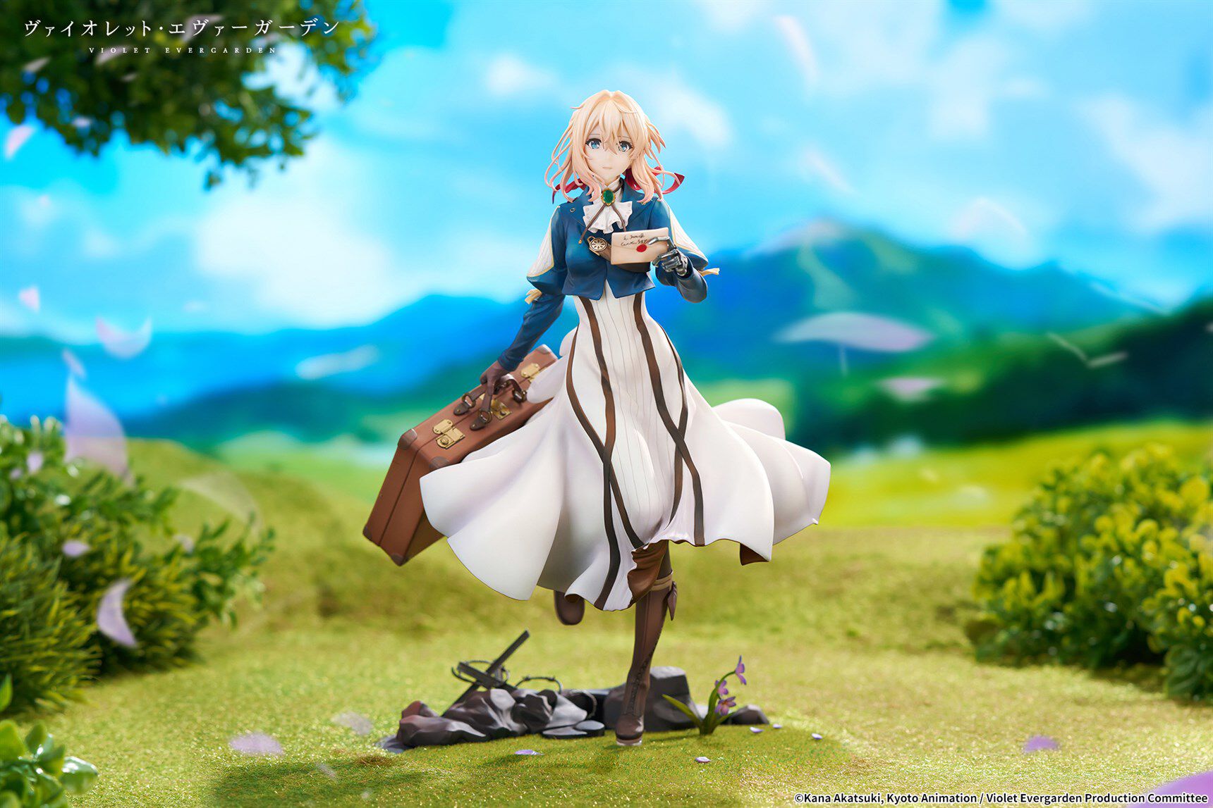 violet-evergarden-violet-evergarden-17-scale-figure-auto-memory-doll-ver-wax-set-crunchyroll-exclusive image number 14