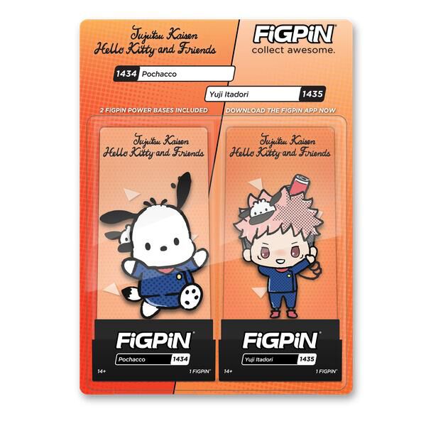 jujutsu-kaisen-x-hello-kitty-pochacco-yuji-itadori-figpin-2-pack