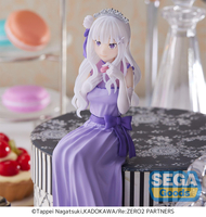 Emilia Dressed-Up Party Perching Ver Re:ZERO Lost in Memories PM Prize Figure image number 6