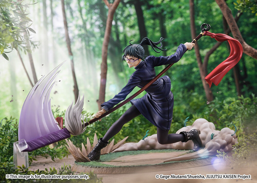 JUJUTSU KAISEN - Figurine Maki Zen'in &agrave; l'&eacute;chelle 1/7 (Shibuya Scramble Ver.) image number 10