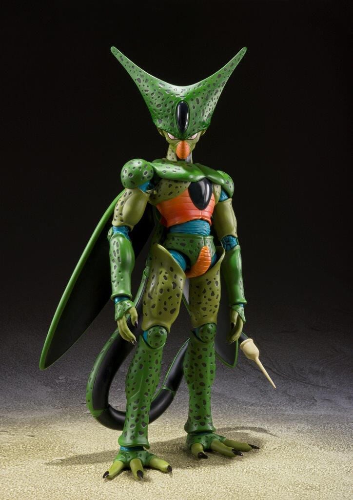 dragon-ball-cell-shfiguarts-figure-first-form-ver-re-run image number 7