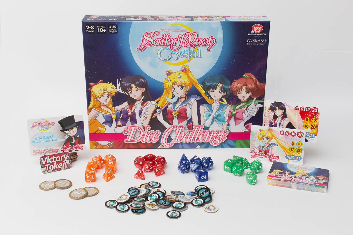 Sailor Moon Crystal Dice Challengers Game