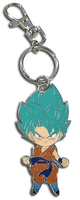 Super Saiyan Blue Son Goku Dragon Ball Super Metal Keychain image number 0