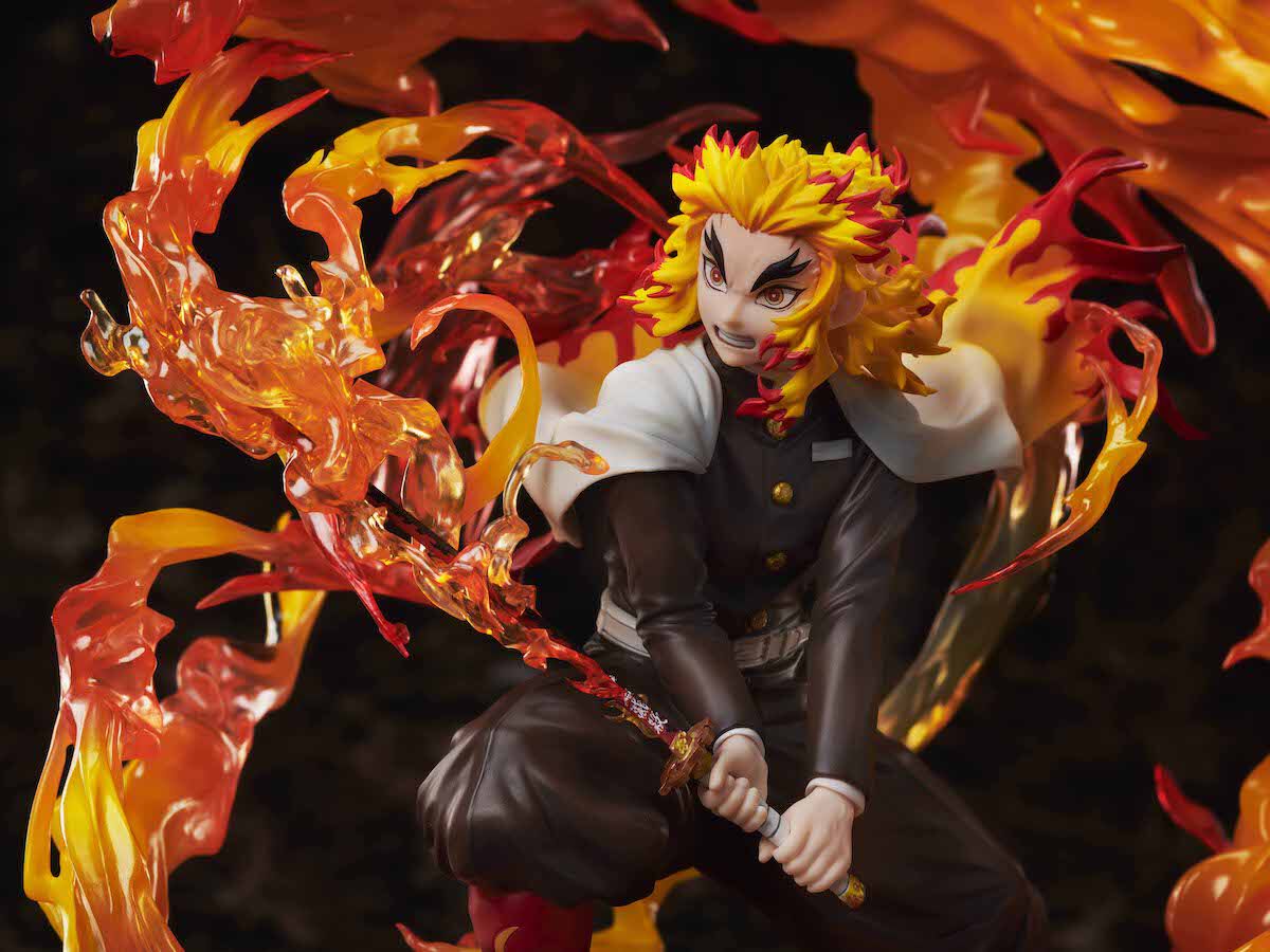 Demon Slayer: Kimetsu no Yaiba - Kyojuro Rengoku 1/8 Scale Figure (Flame Breathing Esoteric Art Ninth Form Ver.) image number 7