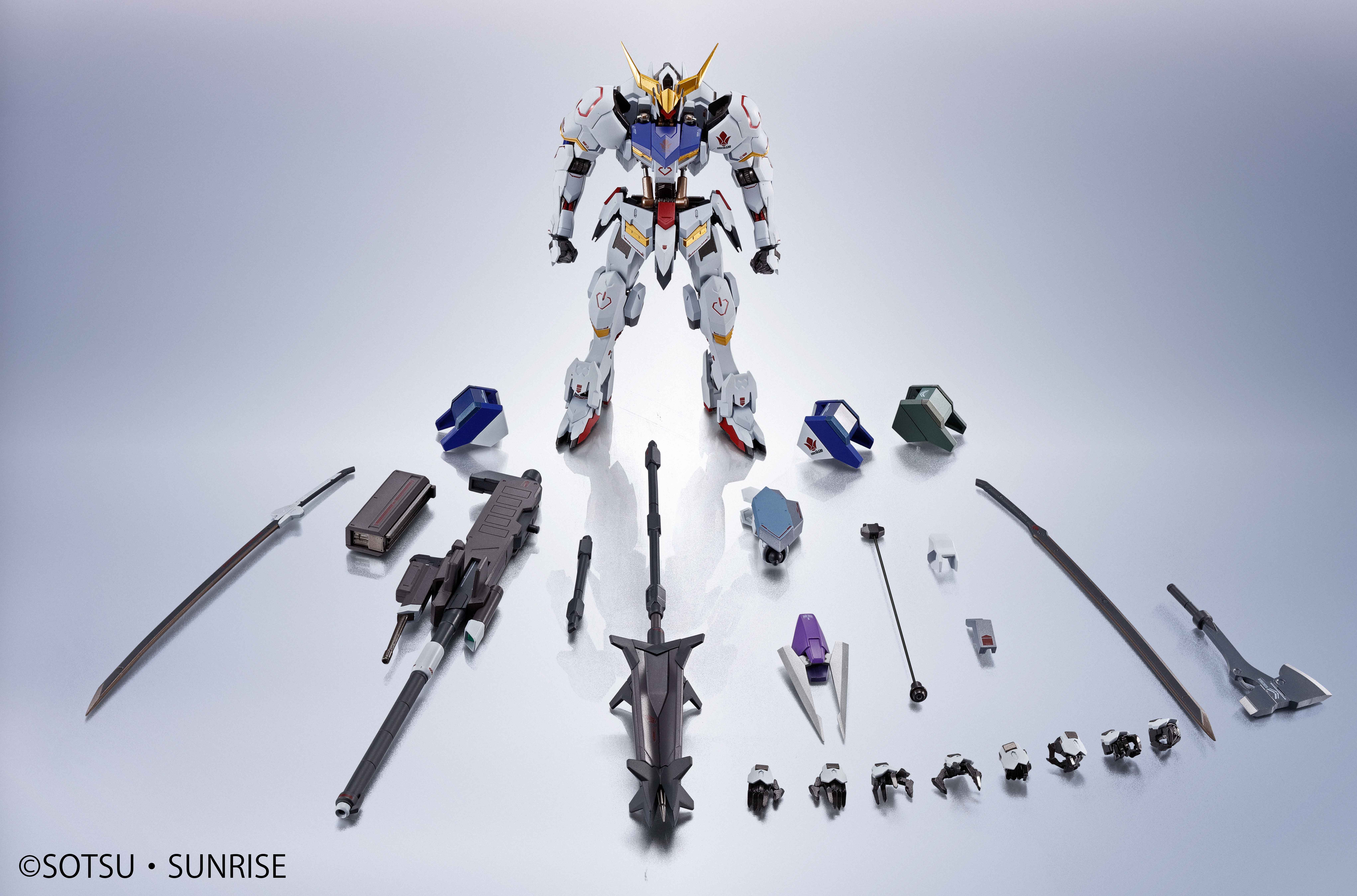 mobile-suit-gundam-iron-blooded-orphans-gundam-barbatos-metal-build-action-figure-1st-4th-form-ver image number 14