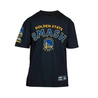 My Hero Academia x Hyperfly x NBA - Golden State Warriors All Might T-Shirt image number 0