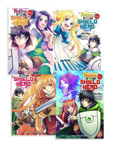 The Rising of the Shield Hero Manga (1-4) Bundle