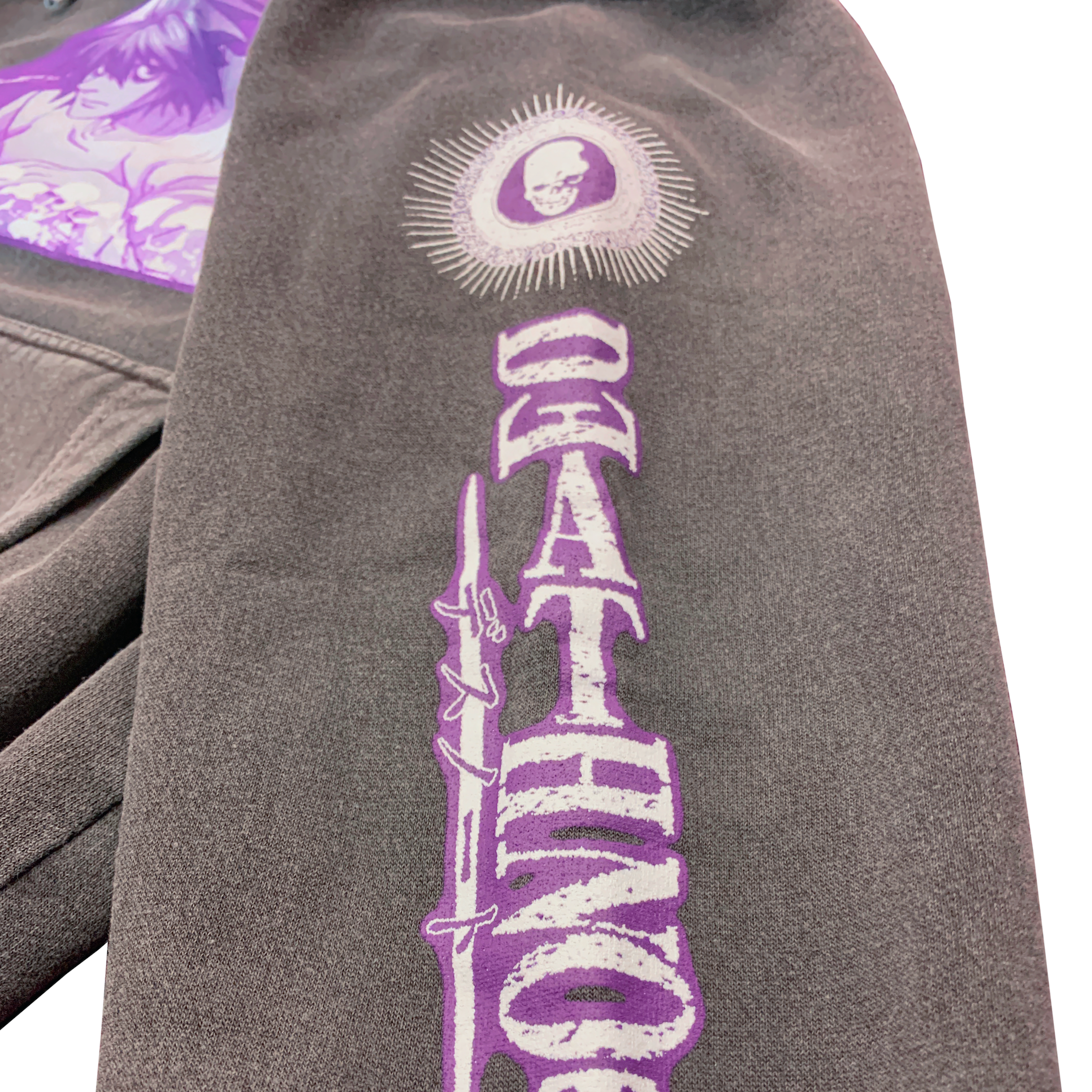 Death Note - L Light Ryuk Church Pane Chains Hoodie - Crunchyroll Exclusive image number 7