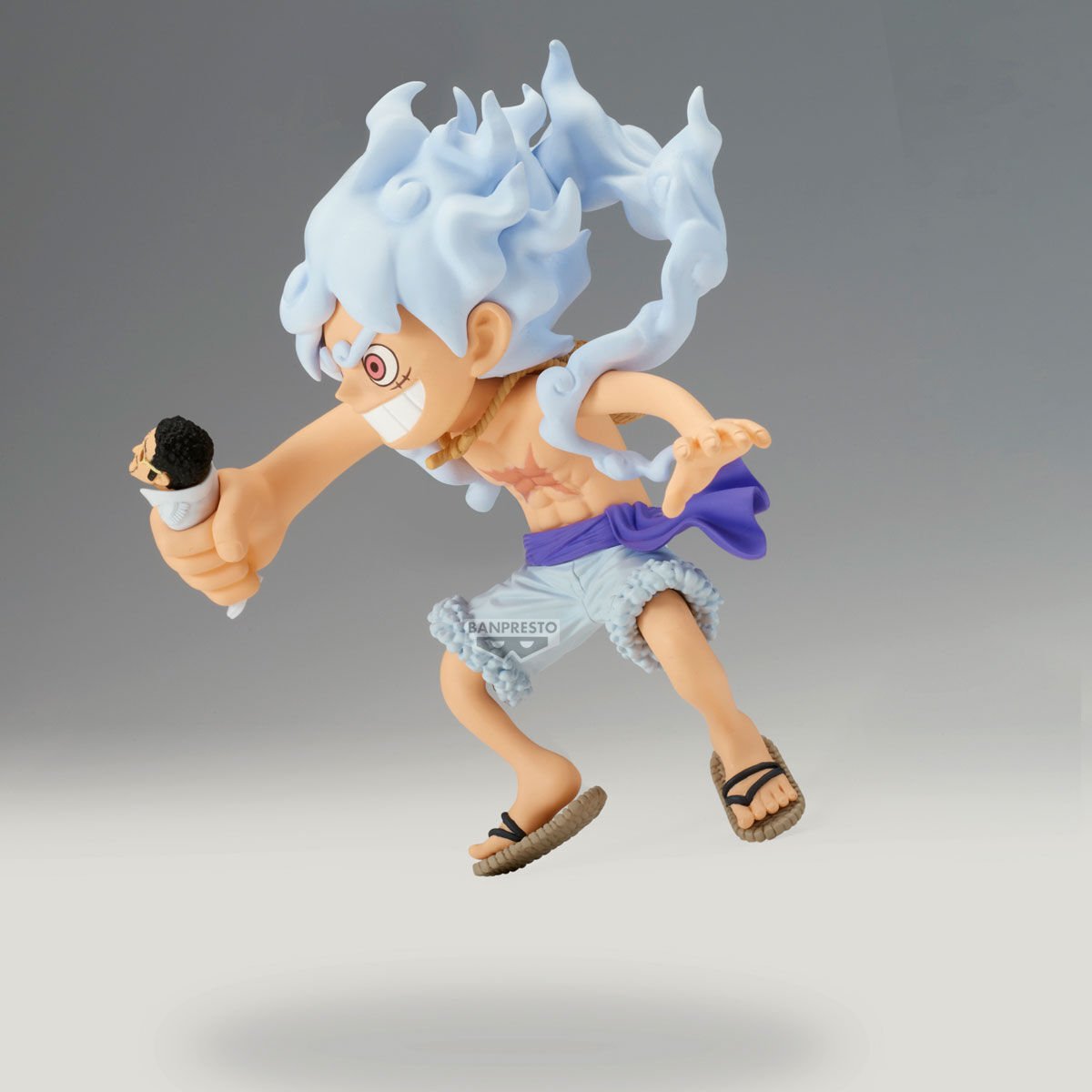 one-piece-monkey-d-luffy-vs-borsalino-mega-world-collectable-prize-figure-gear-5th-ver image number 2