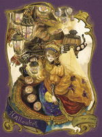 Makura Kurama Illustration Card Book: Peculiar Antique Dreamworld Art Book (Hardcover) image number 3