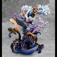 One-Piece-statuette-PVC-POP-Monkey-D-Luffy-Gear-Fifth-23-cm image number 3