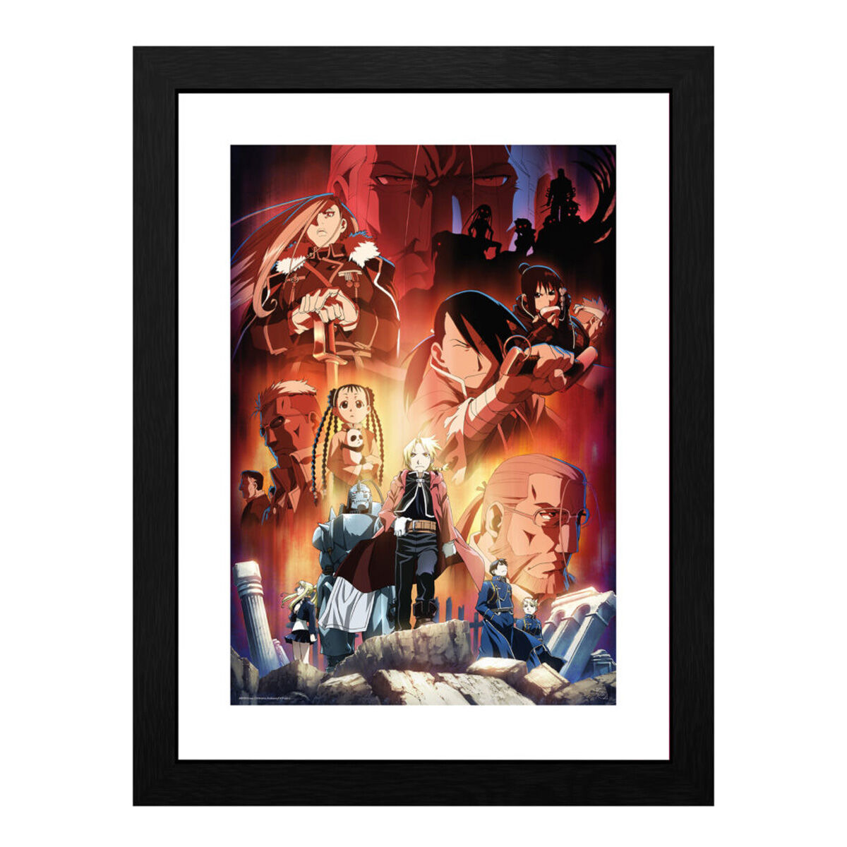 Fullmetal Alchemist Brotherhood Framed Print