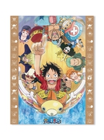 One Piece - Straw Hat Crew Group Throw Blanket image number 0