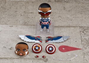 Captain America (Sam Wilson) DX Ver The Falcon and the Winter Soldier Nendoroid Figure