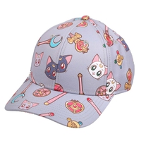 Sailor Moon - Icons All Over Print Snapback Hat image number 0